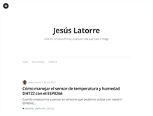 Tablet Screenshot of jesuslatorre.com